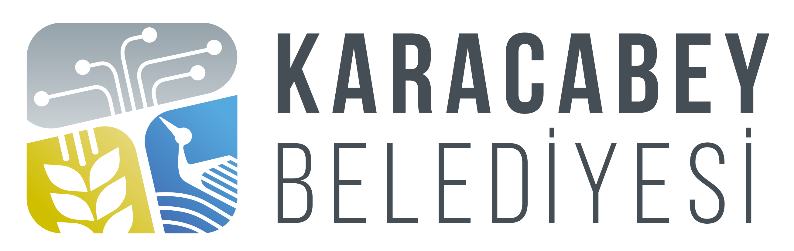 Karacabey Belediyesi Logosu (Yatay - Renkli)
